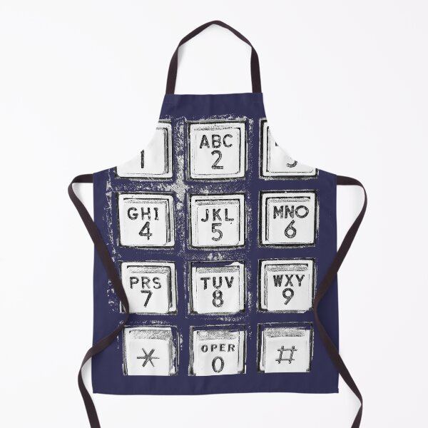 Item preview, Vintage old school Pay Phone number buttons designed and sold by AuroraXGreen.