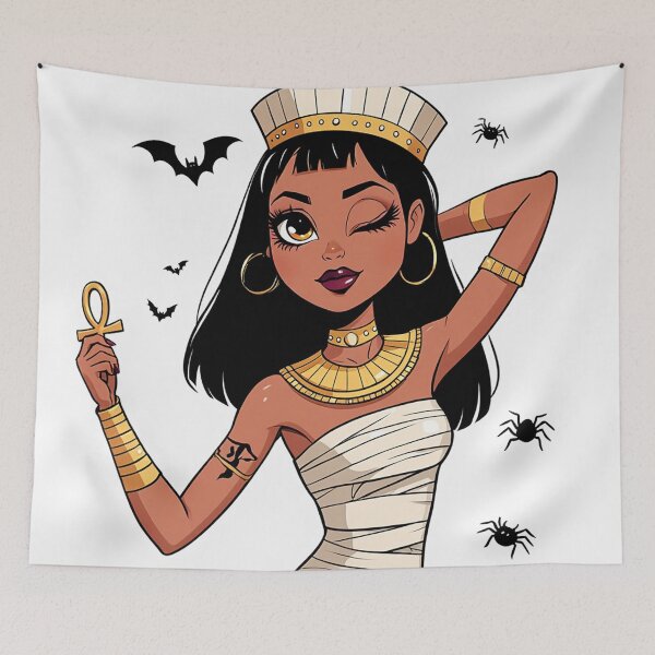 Item preview,  Mummy Girl Ancient Egyptian Queen Halloween design designed and sold by Vintage Designs +.
