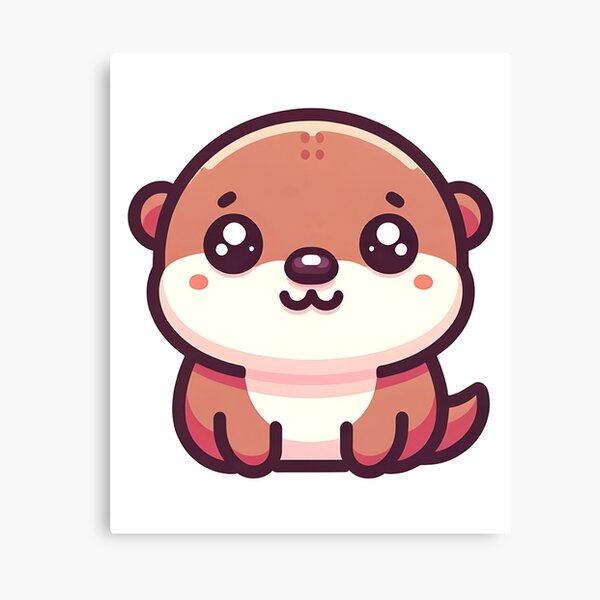 Item preview, Cute Otter! Cute Kawaii Animal designed and sold by PMCreative.