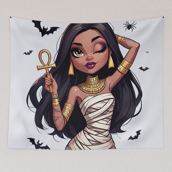 Item preview, Mummy Girl Ancient Egyptian Queen Halloween design designed and sold by Vintage Designs +.