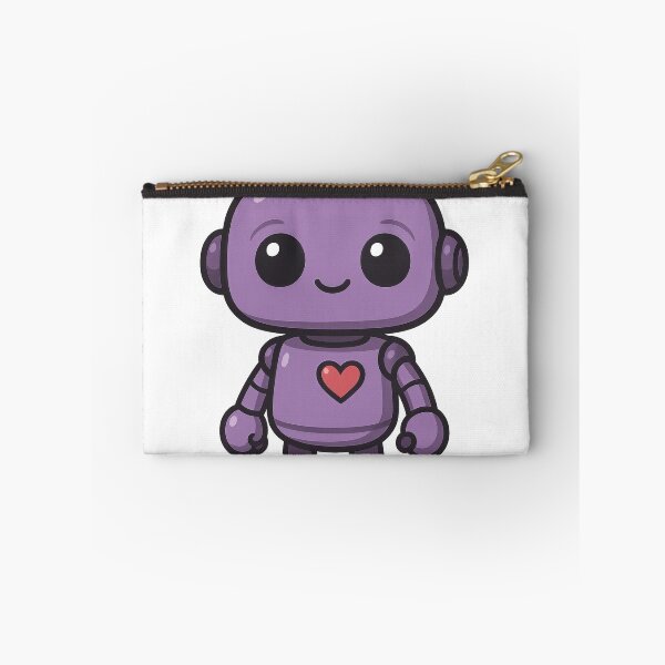Item preview, Cute Purple Robot designed and sold by zoecreatiwe.