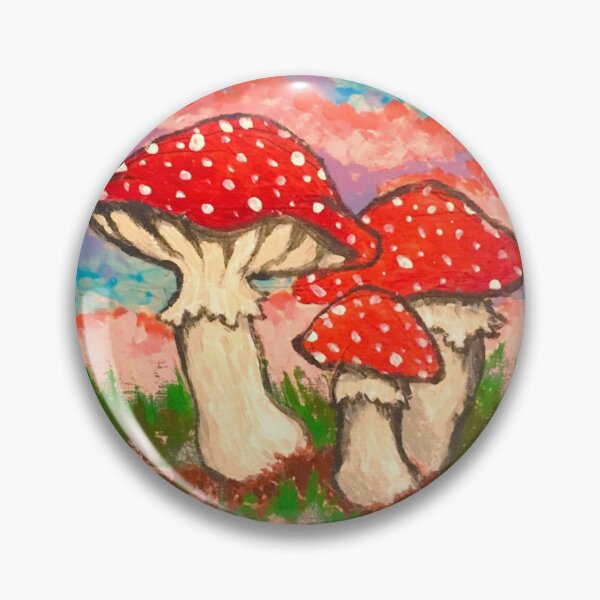 Item preview, dreamy mushrooms designed and sold by Zeena Brown Art.