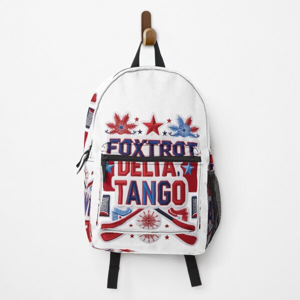 Item preview, Foxtrot Delta Tango Patriotic Embroidered Hockey Patch Design designed and sold by ArtDesignTp.