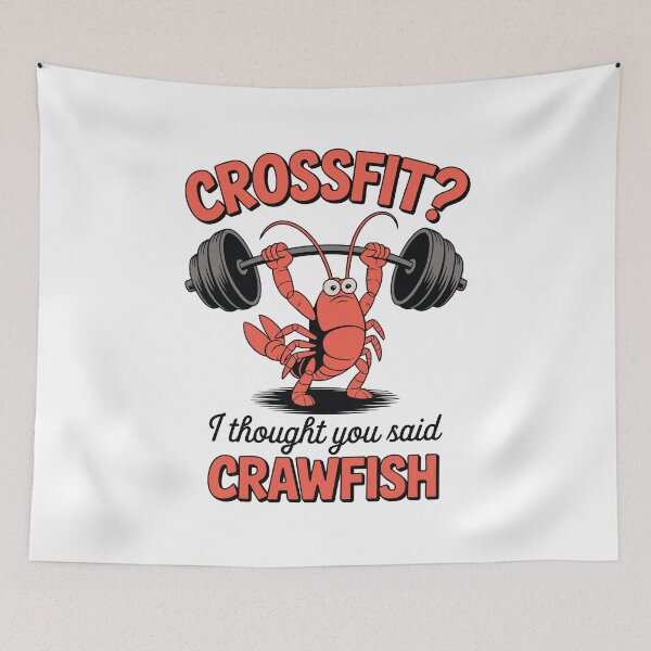 Item preview, Crossfit? I Thought You Said Crawfish – Funny Crawfish designed and sold by tmerchtrends.