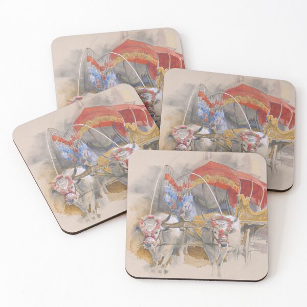 Item preview, Oxen Carriage in Constantinople designed and sold by 19th Century in Color.