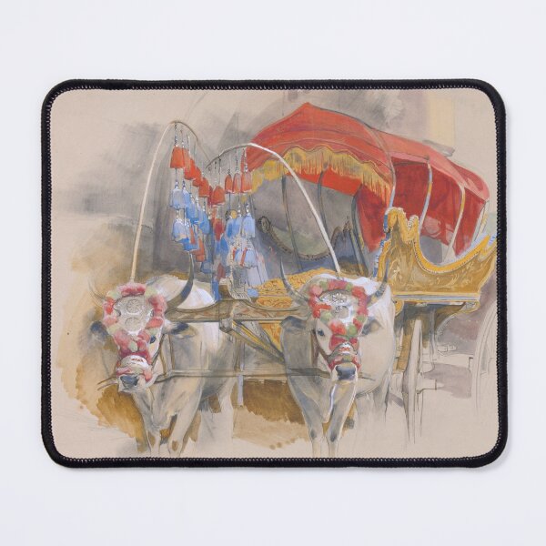 Item preview, Oxen Carriage in Constantinople designed and sold by 19th Century in Color.