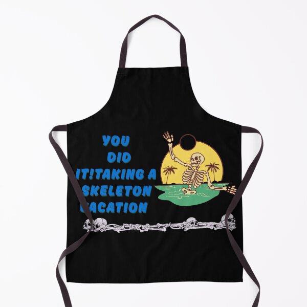 Item preview, Skeleton Beach Vacation – Funny Summer Skeleton Design designed and sold by DiscVenture.
