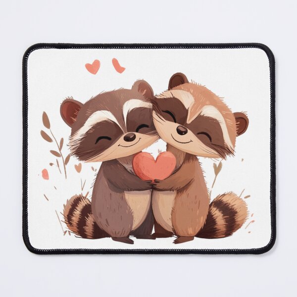 Item preview, Loving Raccoon Duo designed and sold by MelaDizayn.