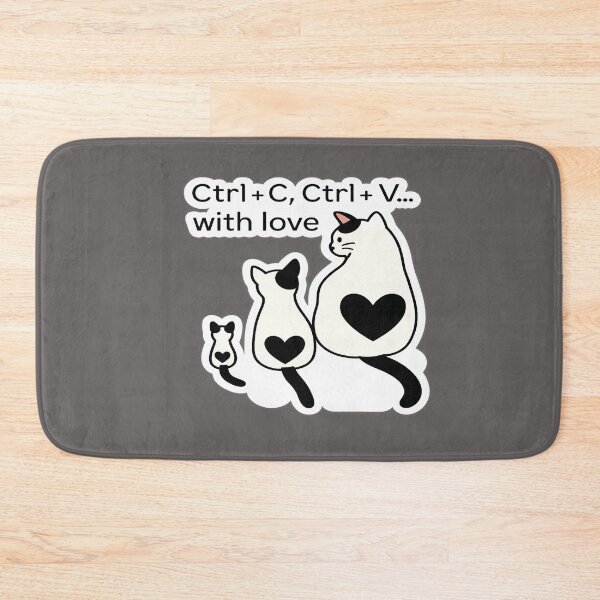 Item preview, Copy-Paste Cats – Ctrl+C My Genes designed and sold by Studiokif.