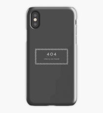 404 Error Liberty not found iPhone Case