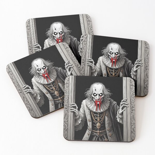 Item preview,  blood soaked horrific Evil vampire lord of death staring at you designed and sold by Vintage Designs +.