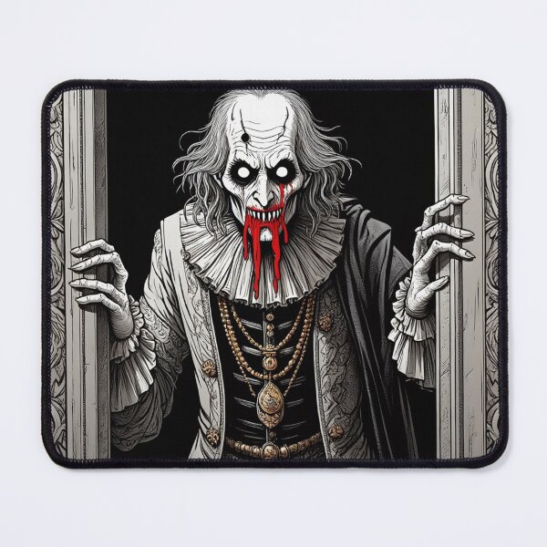 Item preview, blood soaked horrific Evil vampire lord of death staring at you designed and sold by Vintage Designs +.