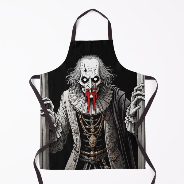 Item preview, blood soaked horrific Evil vampire lord of death staring at you designed and sold by Vintage Designs +.