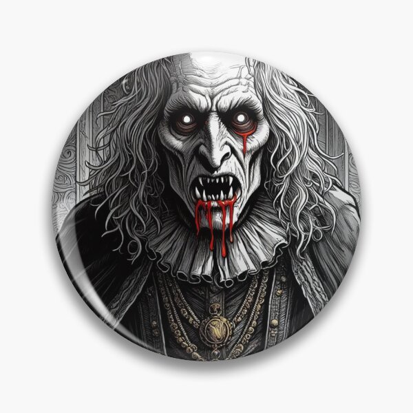 Item preview,  blood soaked horrific Evil vampire lord of death staring at you designed and sold by Vintage Designs +.