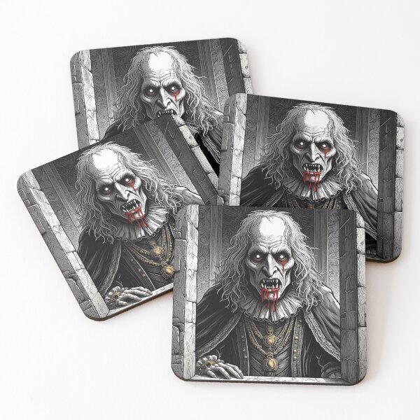 Item preview,  blood soaked horrific Evil vampire lord of death staring at you designed and sold by Vintage Designs +.