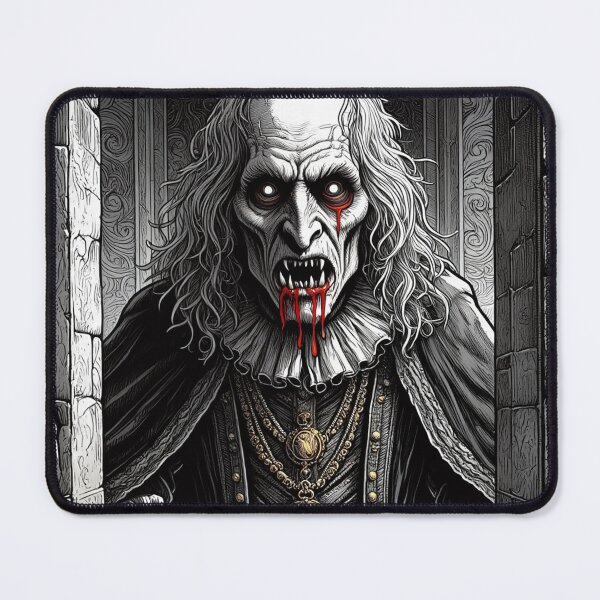 Item preview, blood soaked horrific Evil vampire lord of death staring at you designed and sold by Vintage Designs +.