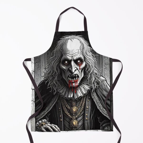 Item preview, blood soaked horrific Evil vampire lord of death staring at you designed and sold by Vintage Designs +.