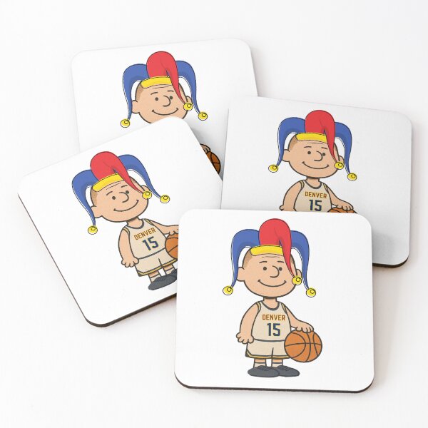 Item preview, denver basketball cartoon, jokic cartoon t-shirt sticker designed and sold by Bits & Bops Boutique.