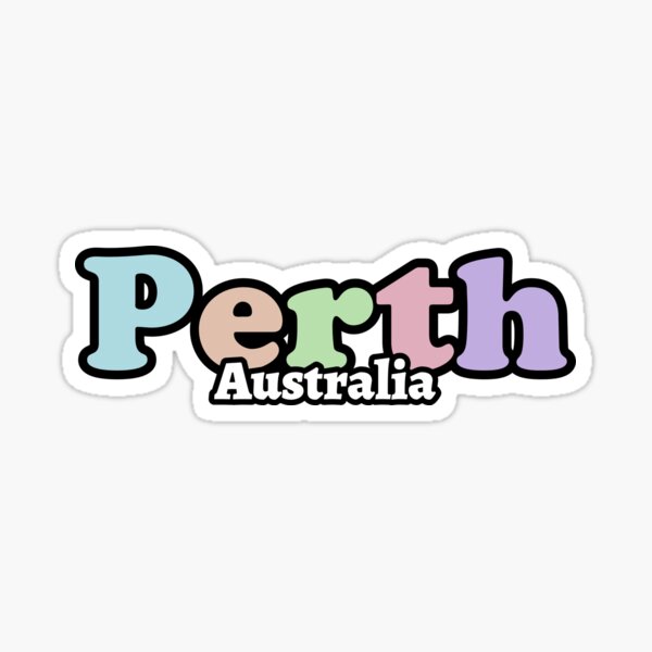 Item preview, Perth Australia Travel Bumper designed and sold by BeautifulHues.