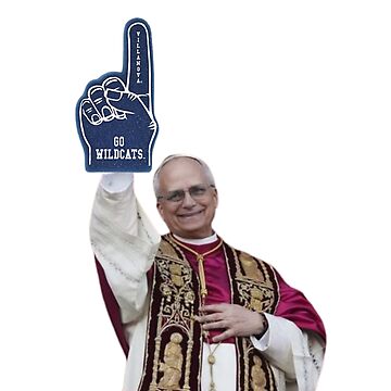 Artwork thumbnail, Pope Leo Villanova University Foam Finger by sapphostickers