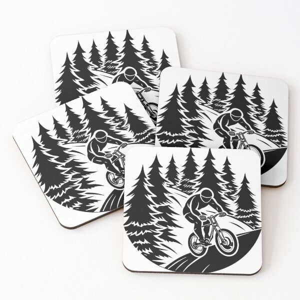 Artikelvorschau, Mountainbiken im Kiefernwald – Extremer Downhill-Trail-Ride entworfen und verkauft von VibeTCreations.