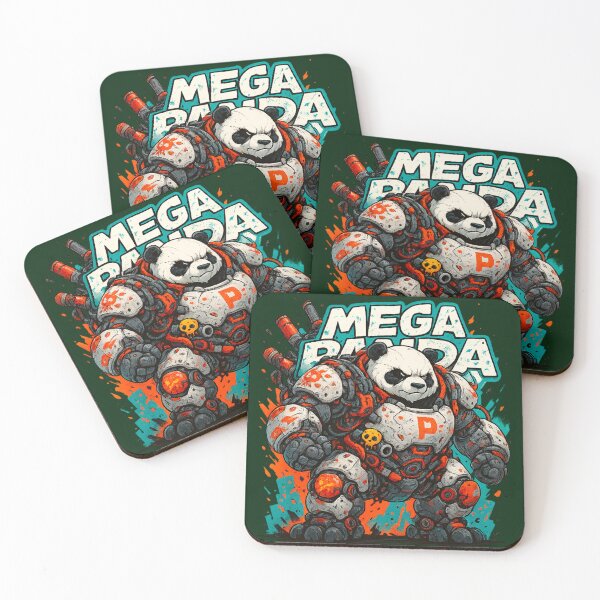 Item preview, Mega Panda: Cyber Armor Warrior designed and sold by Thaivi Design.