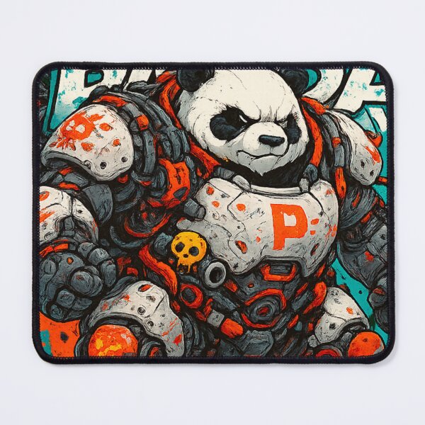 Item preview, Mega Panda: Cyber Armor Warrior designed and sold by Thaivi Design.