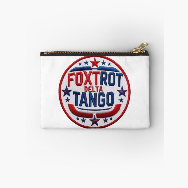 Item preview, Foxtrot Delta Tango Bold Patriotic Embroidered Patch Design designed and sold by ArtDesignTp.