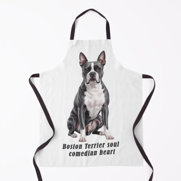 Aperçu de l'œuvre Boston Terrier gris foncé créée et vendue par Pawtraitvibes.