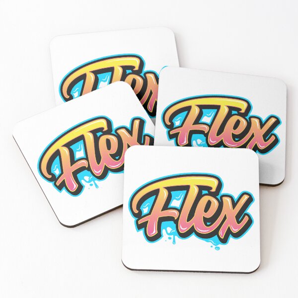 Item preview, Flex Typography Sticker – Bold Street Style designed and sold by PigpanStickerrr.