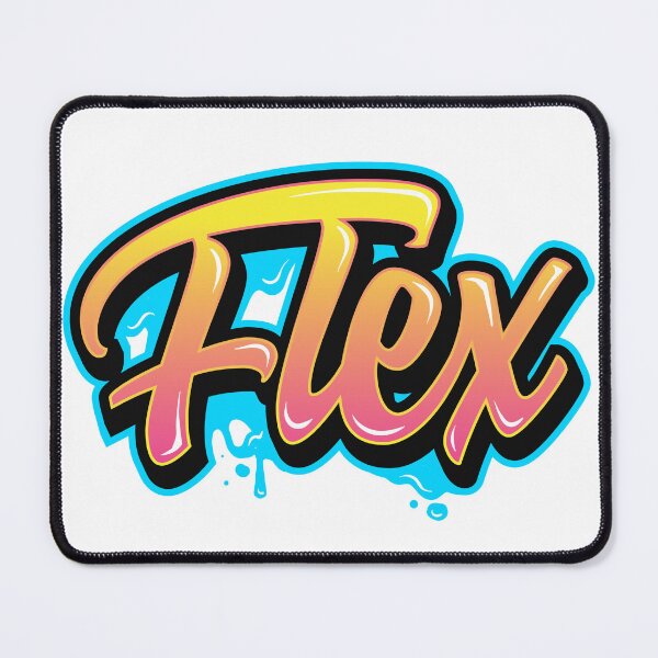 Item preview, Flex Typography Sticker – Bold Street Style designed and sold by PigpanStickerrr.