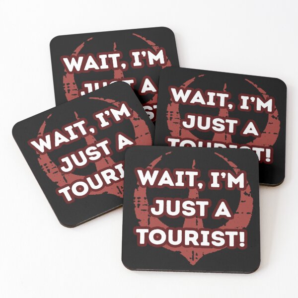 Item preview, Wait, I’m just a tourist! designed and sold by Guili arts ⭐⭐✅.