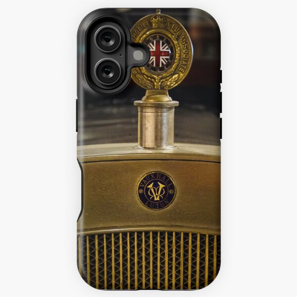 Vintage Vauxhall Luton Grill And Hood Ornament iPhone Tough Case