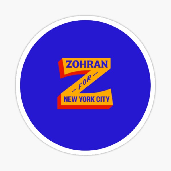 Artikel-Vorschau von Zohran für New York City, designt und verkauft von Wick Designs.