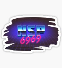 Ninja Sex Party - Retro 6969 Sticker