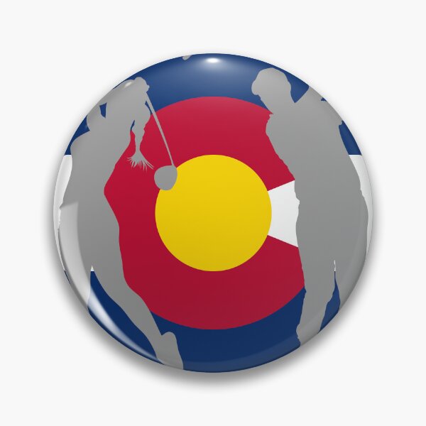 Item preview, Colorado Flag with Male and Female Golfers 052125 01 designed and sold by Lazarustci.