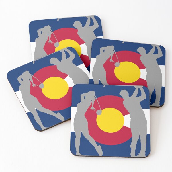 Item preview, Colorado Flag with Male and Female Golfers 052125 01 designed and sold by Lazarustci.