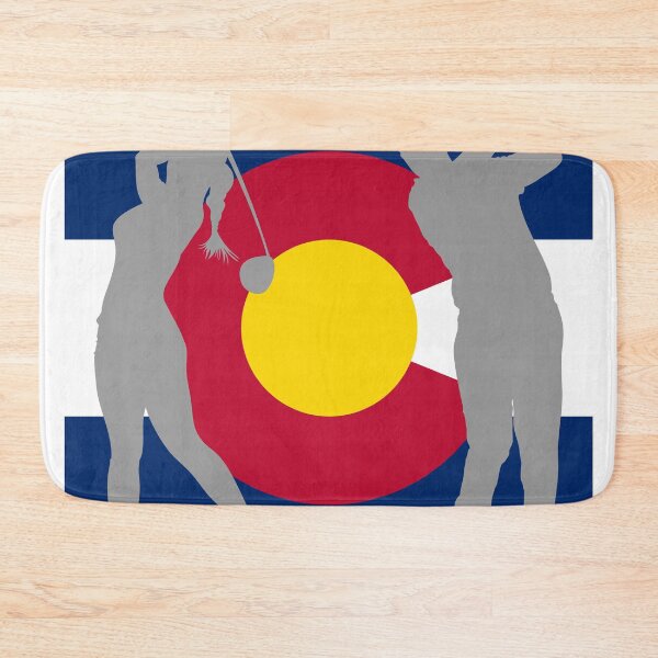 Item preview, Colorado Flag with Male and Female Golfers 052125 01 designed and sold by Lazarustci.