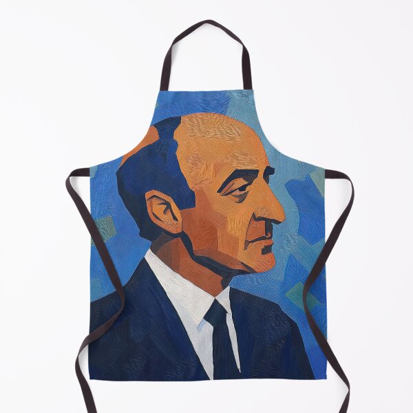 Item preview, Oscar Niemeyer portrait | Post-impressionist painting style designed and sold by ComicsFactory.