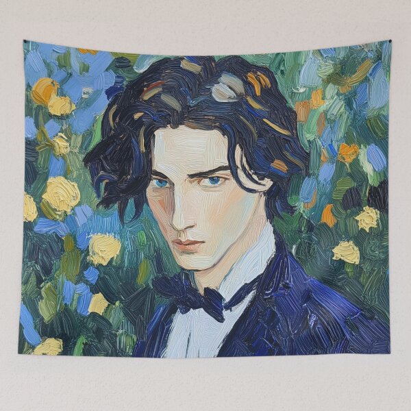 Item preview, Oscar Wilde | Post-impressionist painting style designed and sold by ComicsFactory.