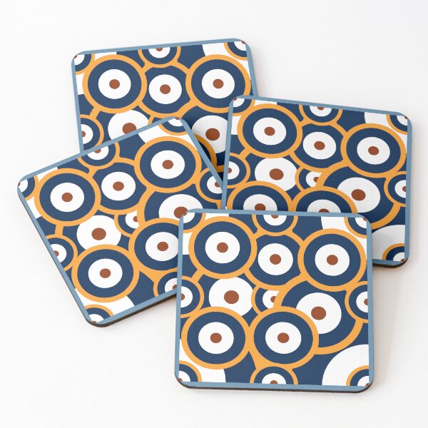Item preview, Repeat pattern Classic Retro RAF mod roundel designed and sold by ModSupporters.