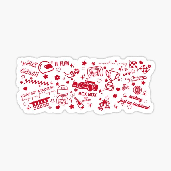 Item preview, Motorsport Mug – Red Collage Design for Race Fans designed and sold by shoporbitapparel.