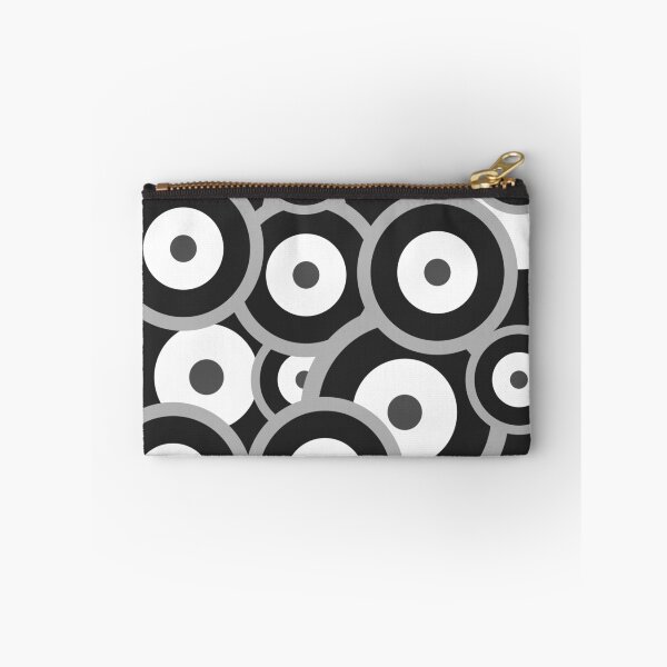 Item preview, Monochrome Repeat pattern Classic Retro RAF mod roundel designed and sold by ModSupporters.