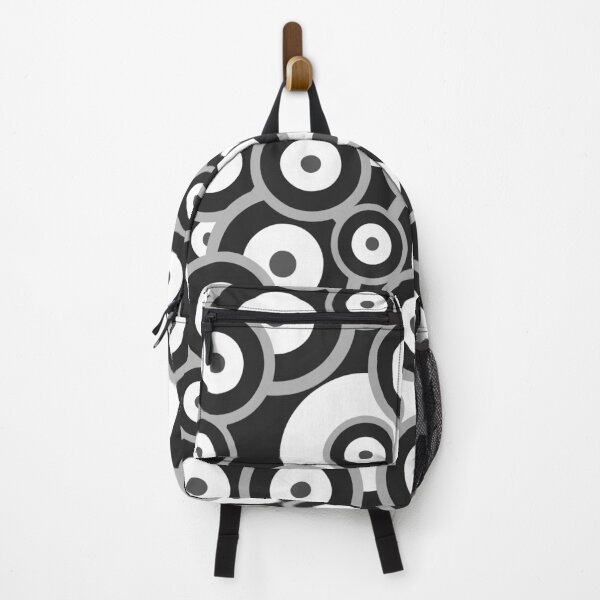 Item preview, Monochrome Repeat pattern Classic Retro RAF mod roundel designed and sold by ModSupporters.