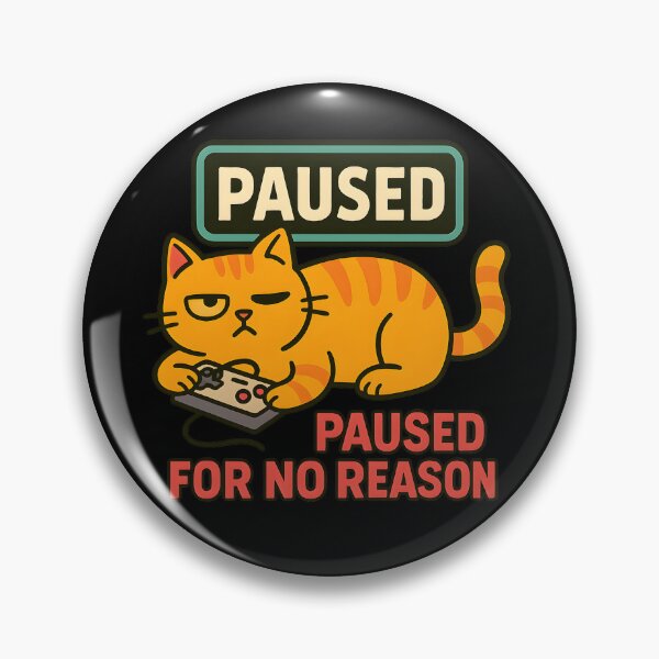 Item preview, Cat Paused For No Reason designed and sold by MysticArtisan.
