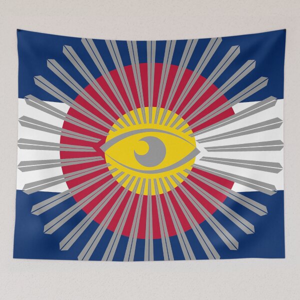 Item preview, Colorado Flag with All Seeing Eye  052125 20 designed and sold by Lazarustci.