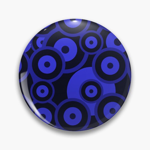 Item preview, Blue Repeat pattern Classic Retro RAF mod roundel designed and sold by ModSupporters.