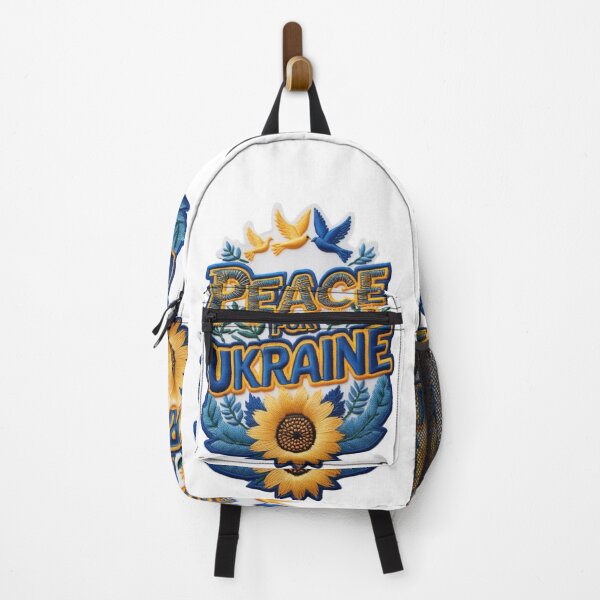 Item preview, Peace for Ukraine Embroidered Patch Design designed and sold by ArtDesignTp.