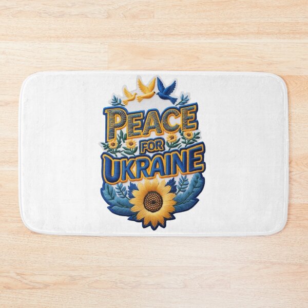 Item preview, Peace for Ukraine Embroidered Patch Design designed and sold by ArtDesignTp.