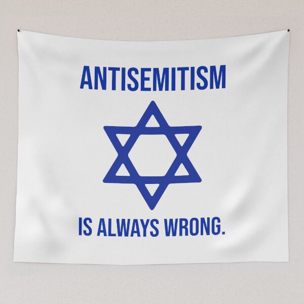 Item preview, Antisemitism is always wrong.  designed and sold by Rachel the Artist .